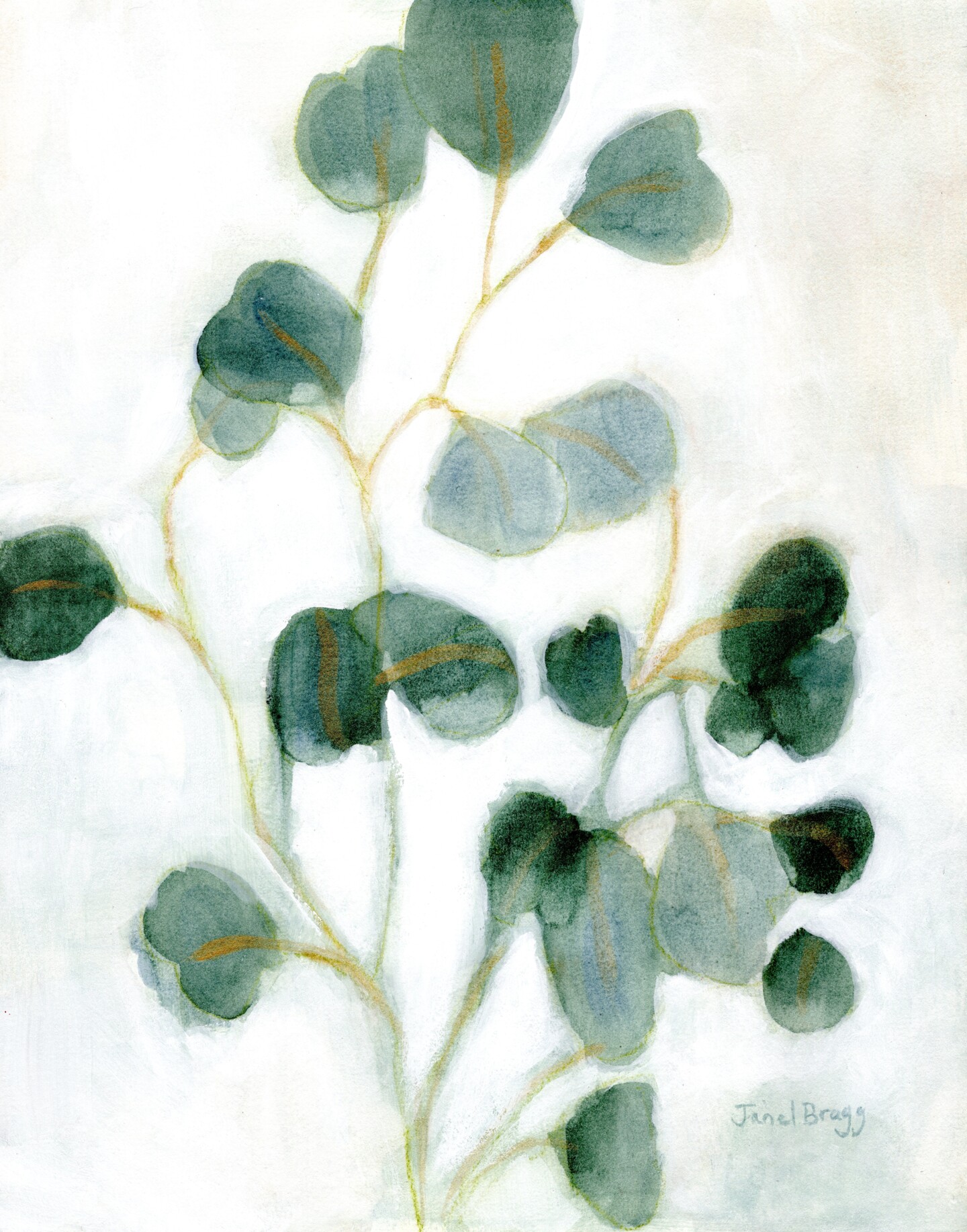 Janel Bragg - Emerald Leaf Reverie II