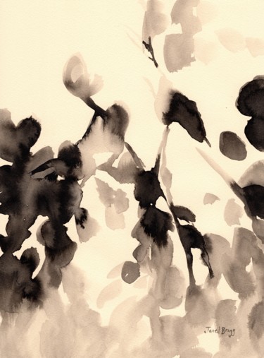 Leaves Abstract in Ink II